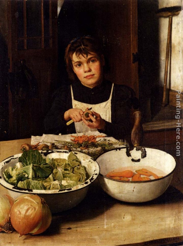 Charles Spencelayh Helping Mother